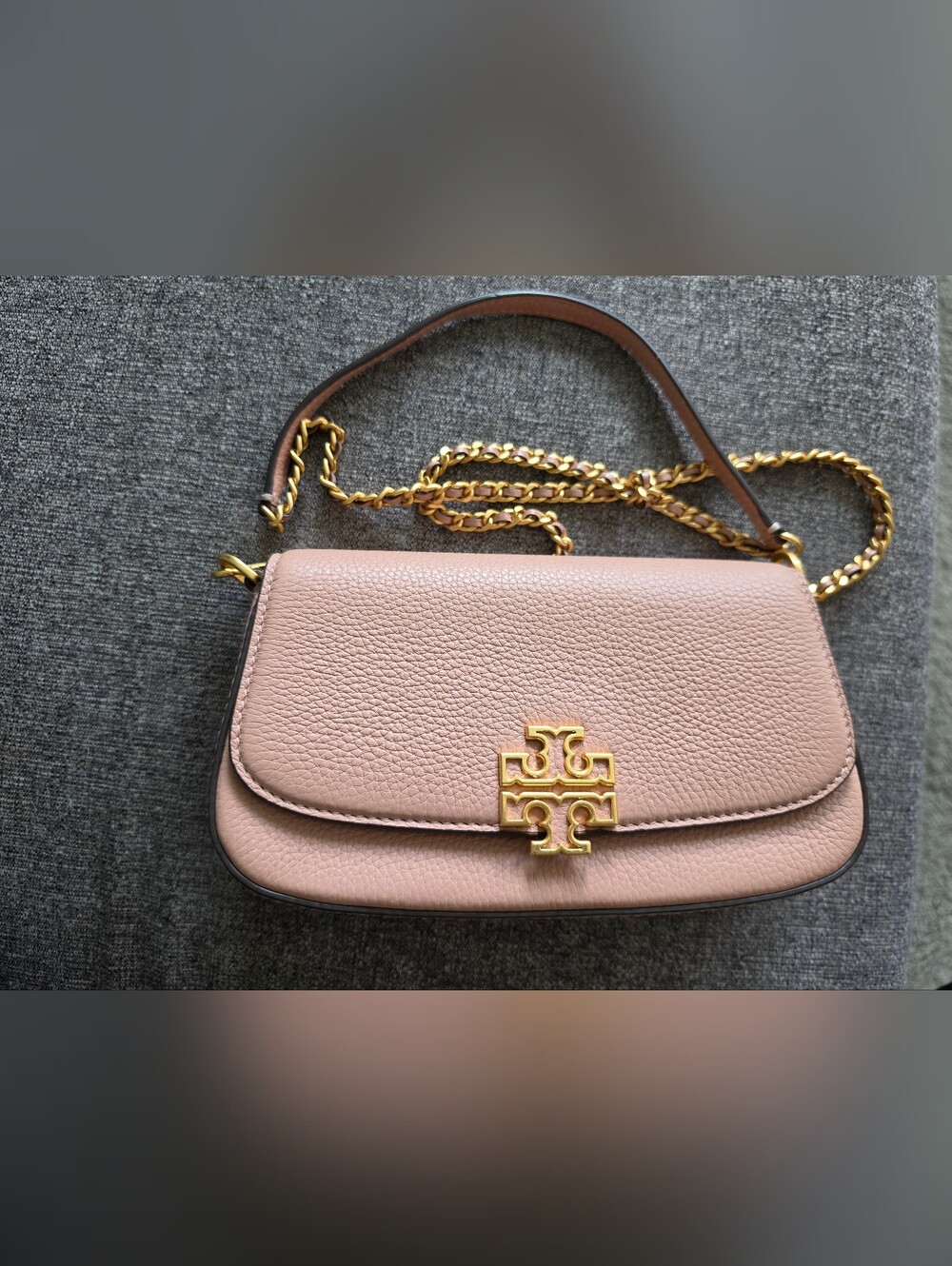 Tory burch BRITTEN CONVERTIBLE CROSSBODY LIGHT MEADOWSWEET